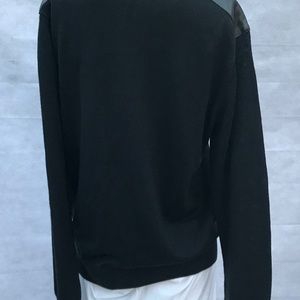 Michael Kors Mens Quarter Black Zip Up Sz L